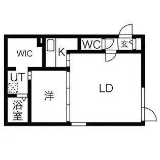 北海道札幌市中央区南九条西7丁目【マンション】の間取り