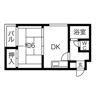 パークサイドクリスタル【3階】の間取り
