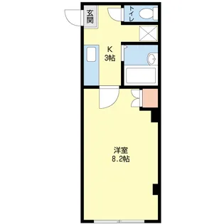 ルピナス美園【101号室】の間取り