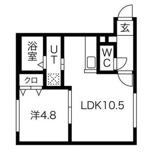 MTガーデンNorth【2階】の間取り