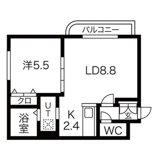 グレートヒルズ参番館【3階】の間取り