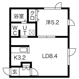 Blanc Noir F【3階】の間取り