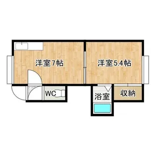 エスポワールB【201号室】の間取り