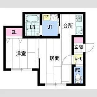 ルチアーノ山鼻【3階】の間取り