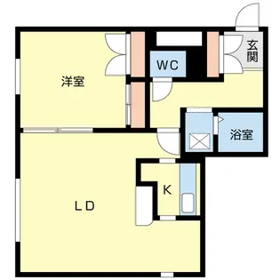 アルファアパル発寒【4階】の間取り