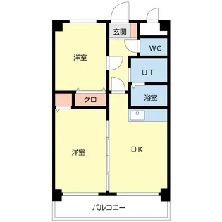 ノール中の島【307号室】の間取り