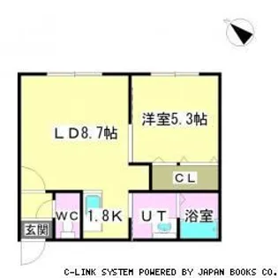 モデルノ14【4階】の間取り