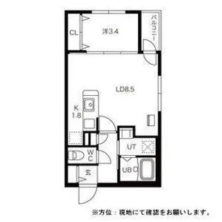 GARE H6【4階】の間取り