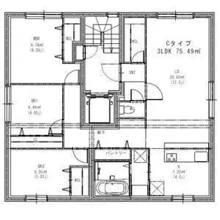 クラス中の島【4階】の間取り