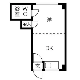 日勝ハウス【207号室】の間取り