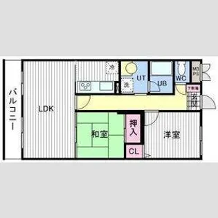 リージェンス平岸【2階】の間取り