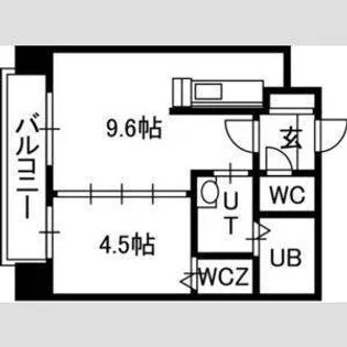PRIME URBAN北11条【3階】の間取り