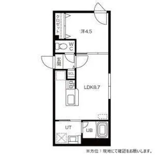 グランドサクセス北6条【4階】の間取り