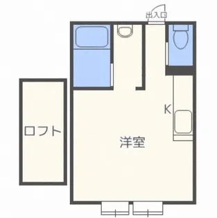 メイプルクラブ【101号室】の間取り