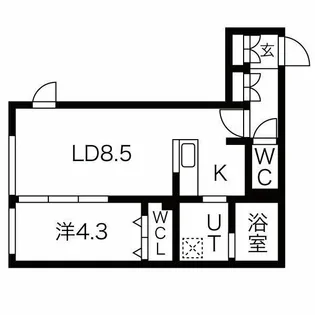 Pino kitamaruyama【2階】の間取り