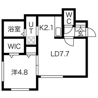ラフレーズ元町【403号室】の間取り