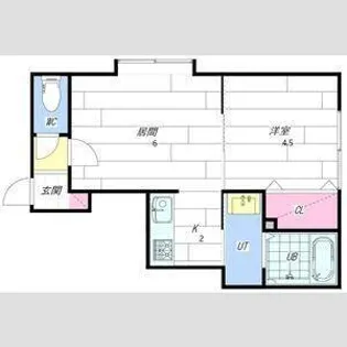 チャオサッポロ【201号室】の間取り