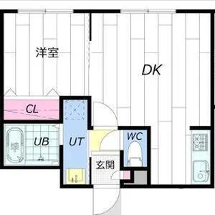 Born1214【3階】の間取り