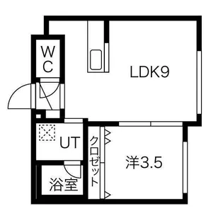 グランマーチ中島公園【5階】の間取り