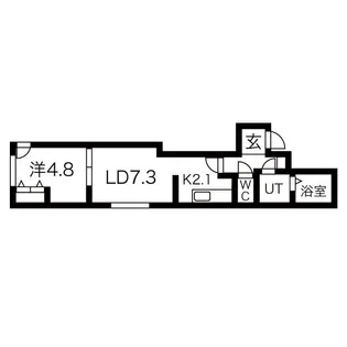 E-Horizon美園Ⅱ【3階】の間取り