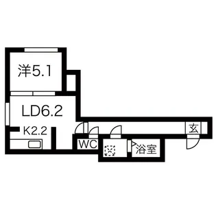 E-Horizon美園Ⅱ【1階】の間取り