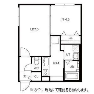 VIALATTEA美園(ヴィアラッティア美園)【1階】の間取り