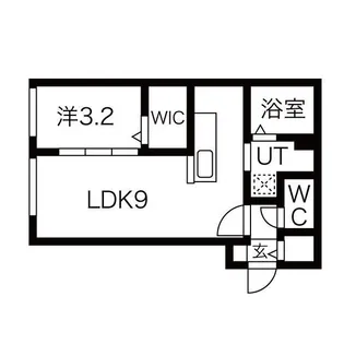 プレシャス月寒中央【1階】の間取り