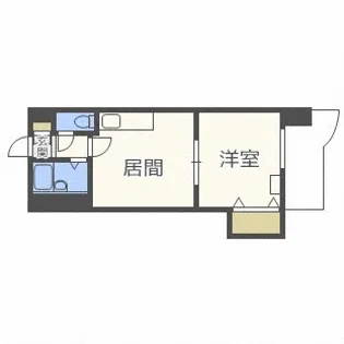 ローヤルハイツ月寒東5【2階】の間取り