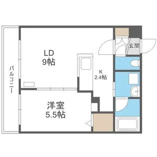 ガレット【4階】の間取り
