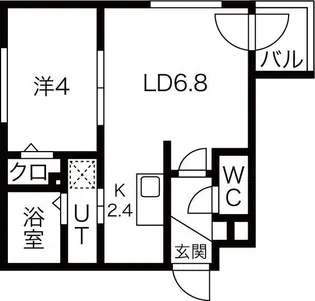 ヴァンベール【3階】の間取り