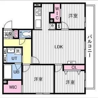 Aster S14【307号室】の間取り