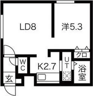 KOKOMO北13条【3階】の間取り