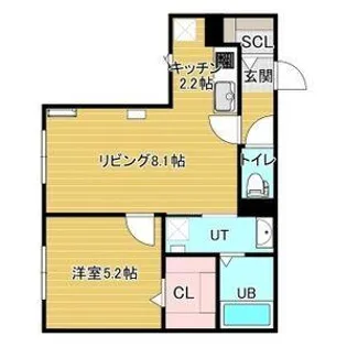 GRACIAS南平岸【3階】の間取り