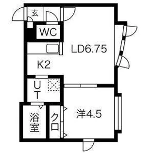 ブランピエールⅡ【2階】の間取り