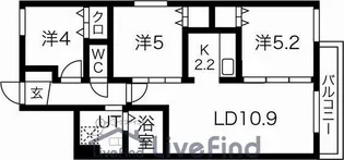 Four Seasons 福住(フォーシーズンフクズミ)【305号室】の間取り