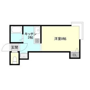 ヴィラ麻生・涼【3階】の間取り