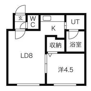 サンテモンターニュ【2階】の間取り