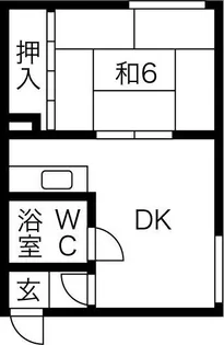 第一ファミール【101号室】の間取り