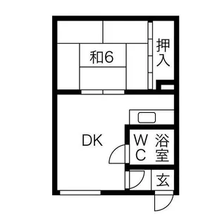 第一ファミール【203号室】の間取り