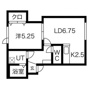 GOURMET CROSS(ガーメットクロス)【202号室】の間取り