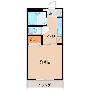 グリーンエイジ【2階】の間取り
