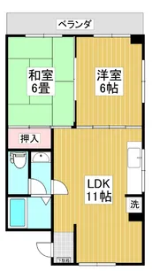 フォルテ新越谷【3階】の間取り