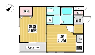 チャーリーズハウス【1階】の間取り
