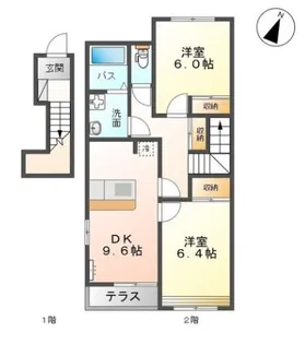 サニーヒルズ【205号室】の間取り