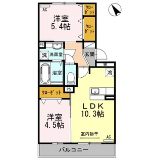 サニーヒルズ【3階】の間取り