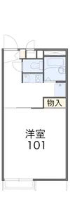 レオパレスシーガル【203号室】の間取り