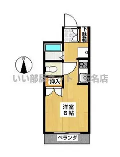 メゾンRYU【2階】の間取り