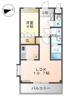 フォレストヴィラ【206号室】の間取り