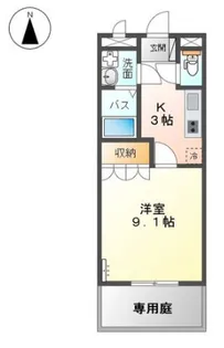 オレンジビレッジ【1階】の間取り