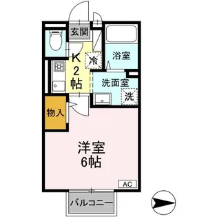 ドリームアーク【101号室】の間取り